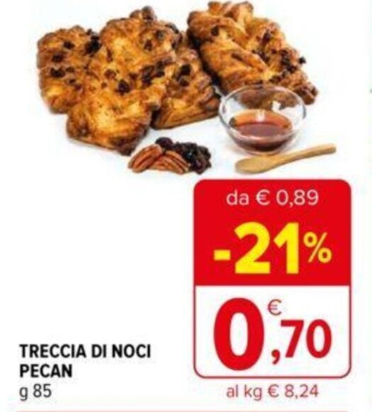 Iperal TRECCIA DI NOCI PECAN 85 g offerta