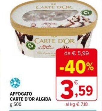 Iperal AFFOGATO CARTE D'OR ALGIDA g 500 offerta