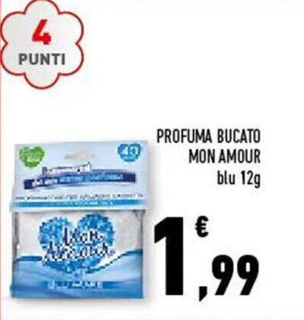 Conad PROFUMA BUCATO MON AMOUR blu 12g offerta