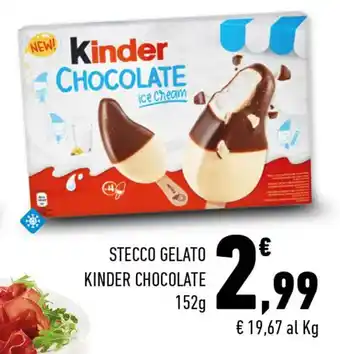 STECCO GELATO KINDER CHOCOLATE 152g