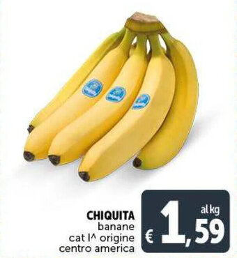 Deco Supermercati CHIQUITA banane offerta