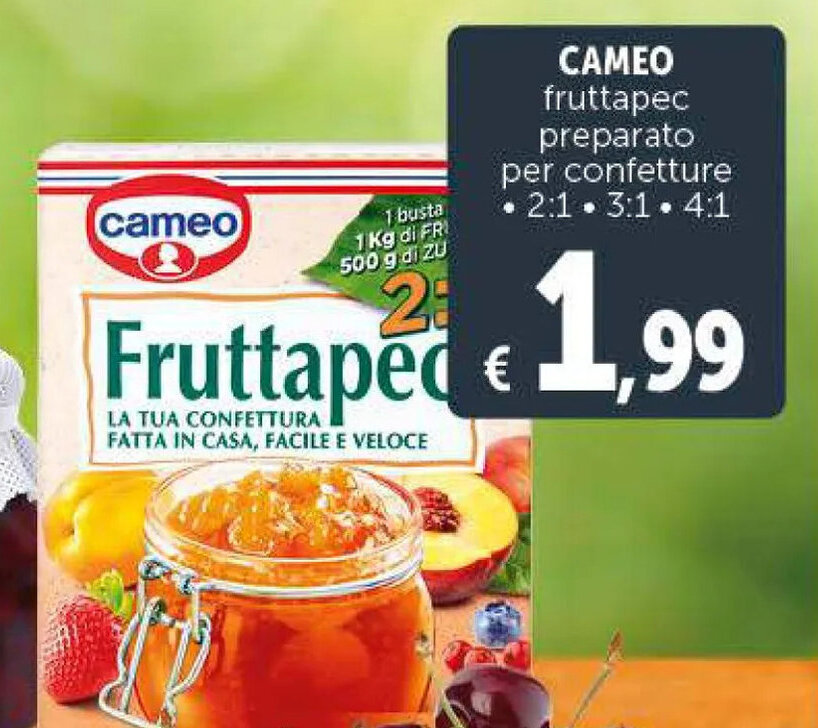 Deco Supermercati CAMEO fruttapec preparato per confetture offerta