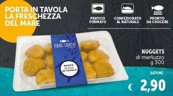 Deco Supermercati NUGGETS di merluzzo g 300 offerta