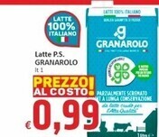 Paghi Poco Granarolo latte p.s. offerta