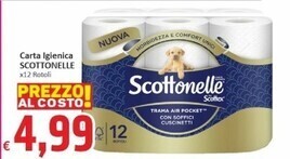 Paghi Poco Scottonelle carta igienica offerta