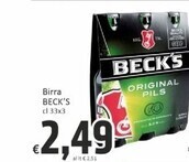 Paghi Poco Becks birra offerta