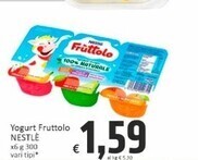 Paghi Poco Nestlè yogurt fruttolo offerta