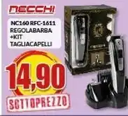 Risparmio Casa Necchi regolabarba + kit offerta
