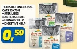 Risparmio Casa Almo nature holistic functional cats offerta