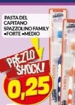 Risparmio Casa Pasta del capitano spazzolino family forte offerta