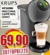Risparmio Casa Krups kp240bk macchina caffe ndg genio offerta