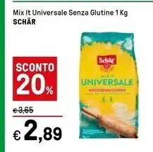 Iper La Grande Schar mix it universale senza glutine offerta