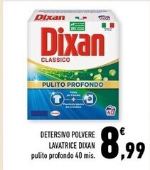 Dixan detersivo polvere lavatrice