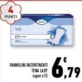 Tena pannolini incontinenti lady