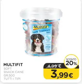 Arcaplanet Multifit - soft snack cane gr.500 tutti i tipi offerta