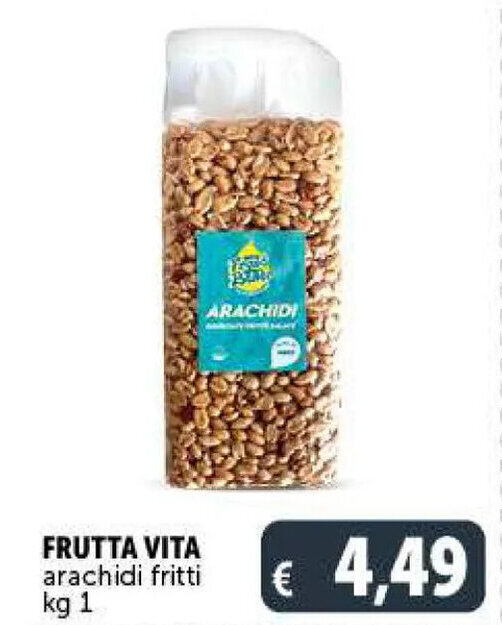 Deco Supermercati FRUTTA VITA arachidi fritti kg 1 offerta