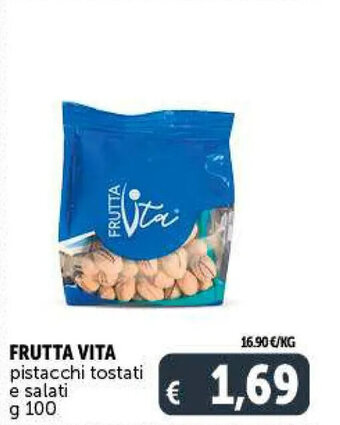 Deco Supermercati FRUTTA VITA pistacchi tostati e salati g 100 offerta