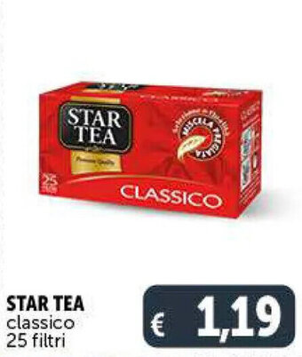 Deco Supermercati STAR TEA classico 25 filtri offerta