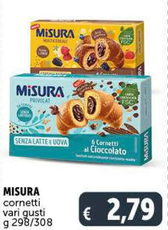MISURA cornetti vari gusti g 298/308