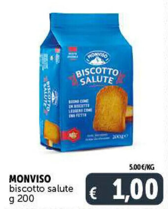 MONVISO biscotto salute g 200