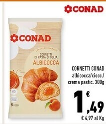 Conad cornetti
