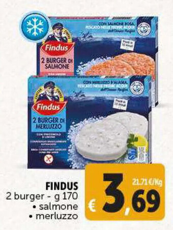 FINDUS 2 burger - g 170