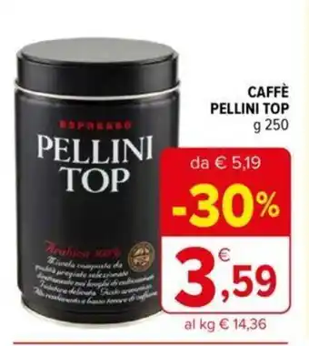 Iperal CAFFÈ PELLINI TOP 250 g offerta
