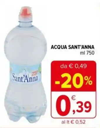 Iperal ACQUA SANT'ANNA 750 ml offerta