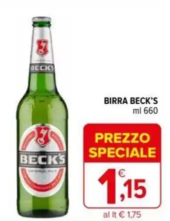 Iperal BIRRA BECK'S ml 660 offerta
