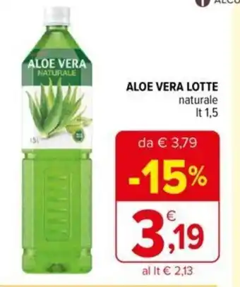 Iperal ALOE VERA NATURALE lt 1,5 offerta