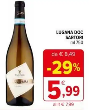 Iperal LUGANA DOC SARTORI 750 ml offerta