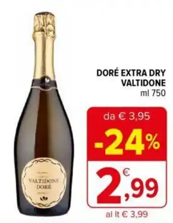 Iperal DORÉ EXTRA DRY VALTIDONE ml 750 offerta
