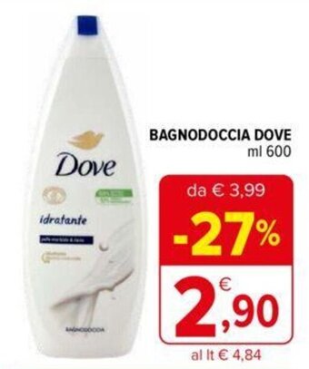 Iperal BAGNODOCCIA DOVE ml 600 offerta