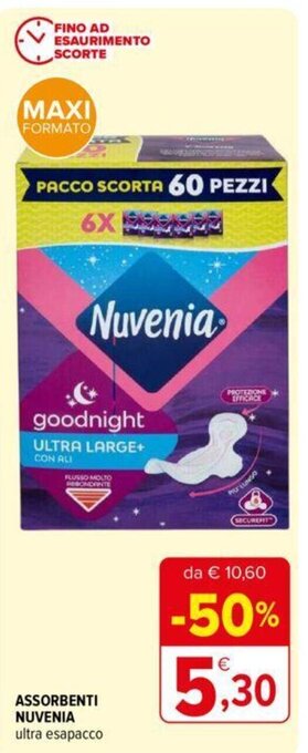 Iperal ASSORBENTI NUVENIA offerta