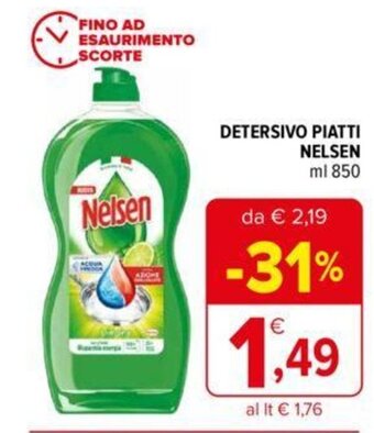 Iperal DETERSIVO PIATTI NELSEN ml 850 offerta