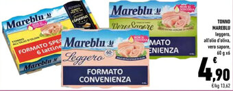 Conad TONNO MAREBLU 60 g x 6 offerta