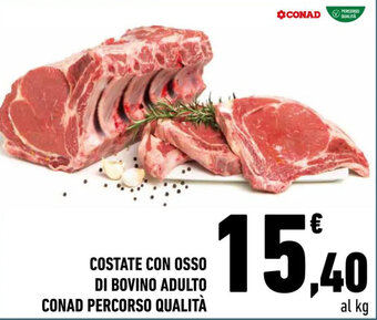 Conad COSTATE CON OSSO DI BOVINO ADULTO CONAD PERCORSO QUALITÀ offerta