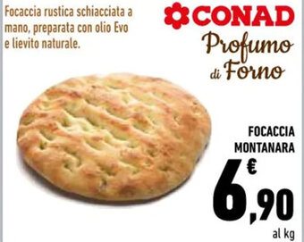Conad FOCACCIA MONTANARA offerta