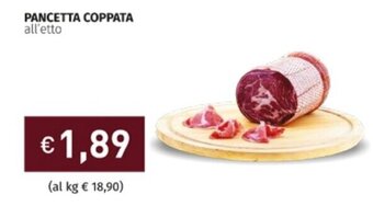 Prezzemolo e Vitale PANCETTA COPPATA all'etto offerta
