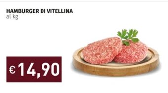 Prezzemolo e Vitale HAMBURGER DI VITELLINA al kg offerta