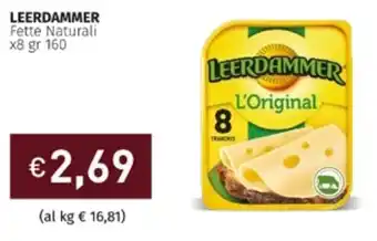 Prezzemolo e Vitale LEERDAMMER Fette Naturali x8 gr 160 offerta