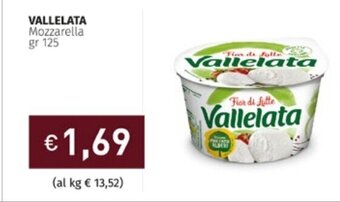 VALLELATA Mozzarella 125 gr