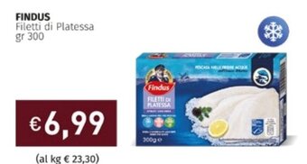 FINDUS Filetti di Platessa gr 300