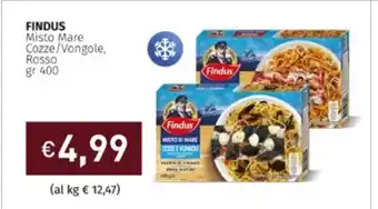 Prezzemolo e Vitale FINDUS Misto Mare 400 gr offerta