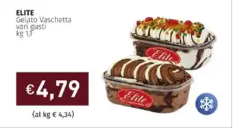 Prezzemolo e Vitale ELITE Gelato Vaschetta vari gusti kg 1,1 offerta