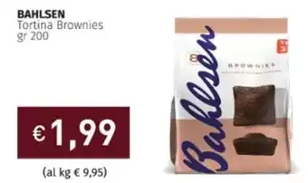 Prezzemolo e Vitale BAHLSEN Tortina Brownies gr 200 offerta