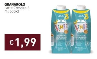 GRANAROLO Latte Crescita 3 ml 500x2