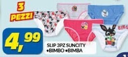 Risparmio Casa Slip 3pz suncity bimbo offerta