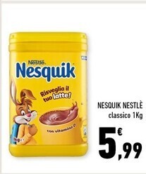 Conad Margherita Nestlè nesquik 1 kg offerta