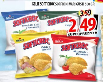Il Genio Supermercato GELIT SOFTICROC SOFFICINI VARI GUSTI 500 GR offerta